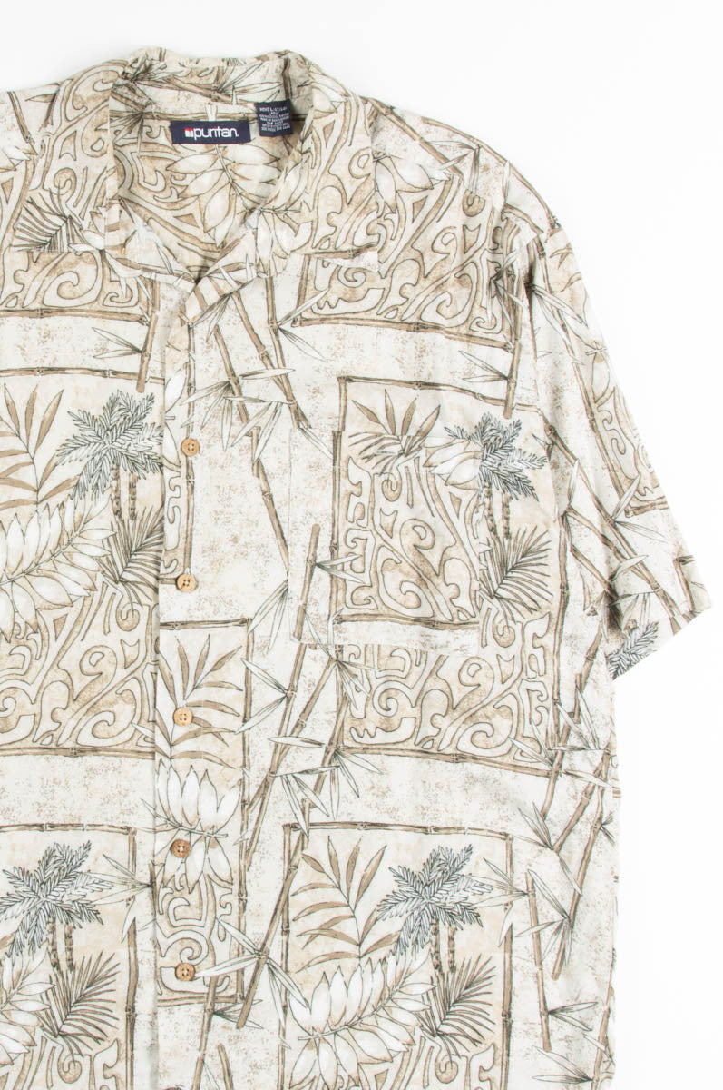 Bamboo & Tribal Patterns Vintage Hawaiian