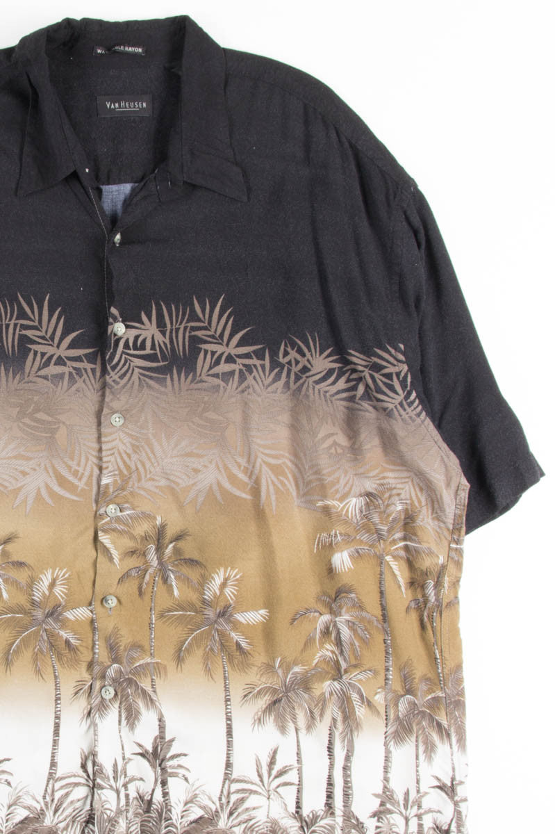 Black & Brown Palms Vintage Hawaiian