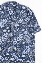 Blue Floral Vintge Hawaiian 1