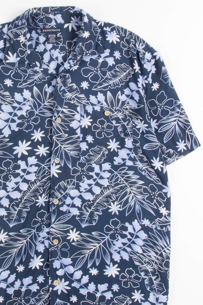 Blue Floral Vintge Hawaiian 1