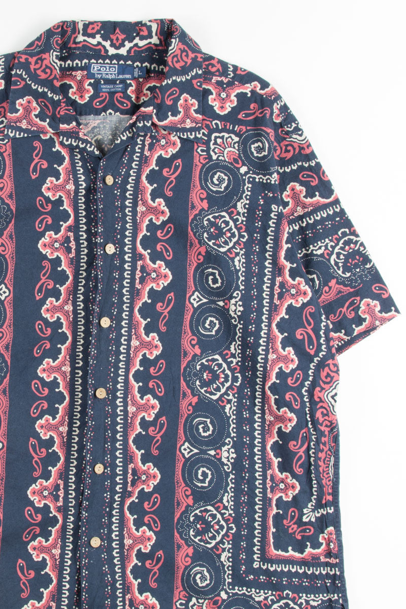Bandana Print Vintage Polo Ralph Lauren Shirt