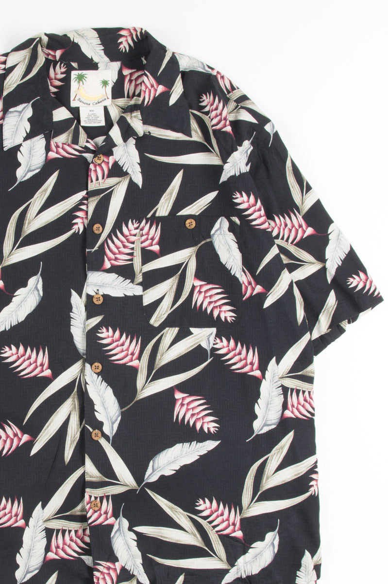 Black Leaves Vintage Hawaiian