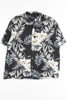 Black Floral Vintage Hawaiian 4