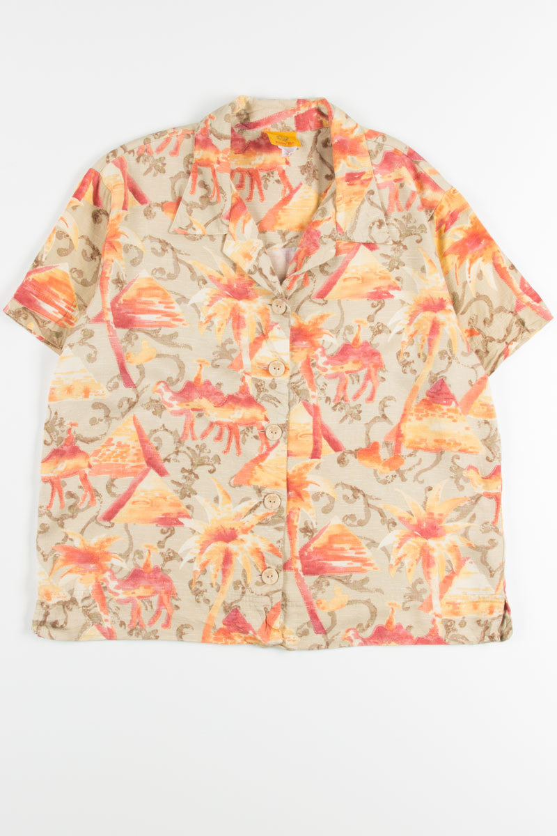 Camels & Pyramids Vintage Hawaiian