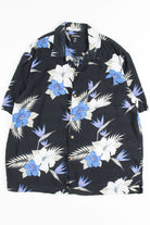 Black Hibiscus Vintage Hawaiian 1