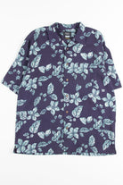 Blue Floral Vintge Hawaiian 2