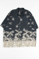 Black Pineapple Vintage Hawaiian