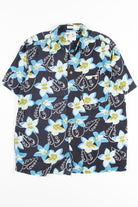 Blue Floral Vintge Hawaiian 4