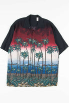 Palm Tree Beach Vintage Hawaiian 1