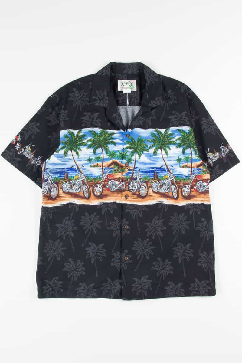 Motorcycle Vintage Hawaiian