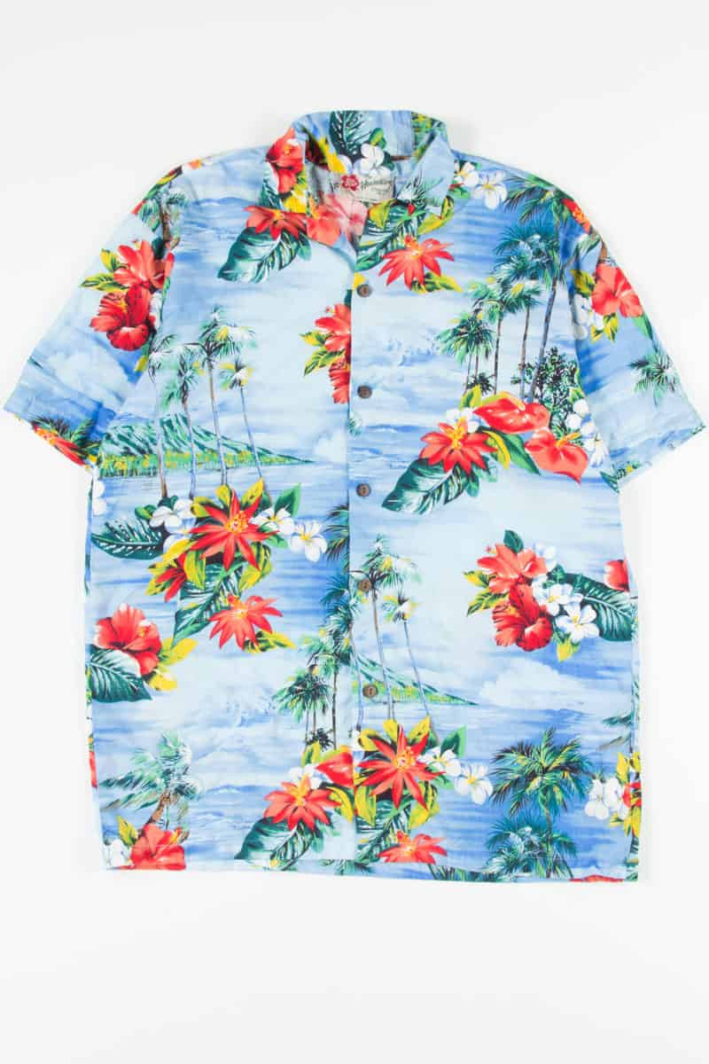 Blue Beach Vintage Hawaiian 3