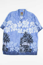 Blue Woodie Vintage Hawaiian