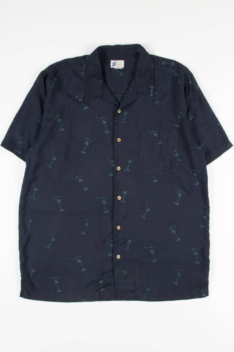 Blue Martini Vintage Hawaiian