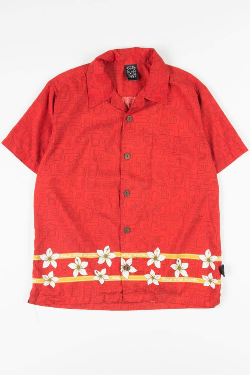 Red Maui & Sons Vintage Hawaiian