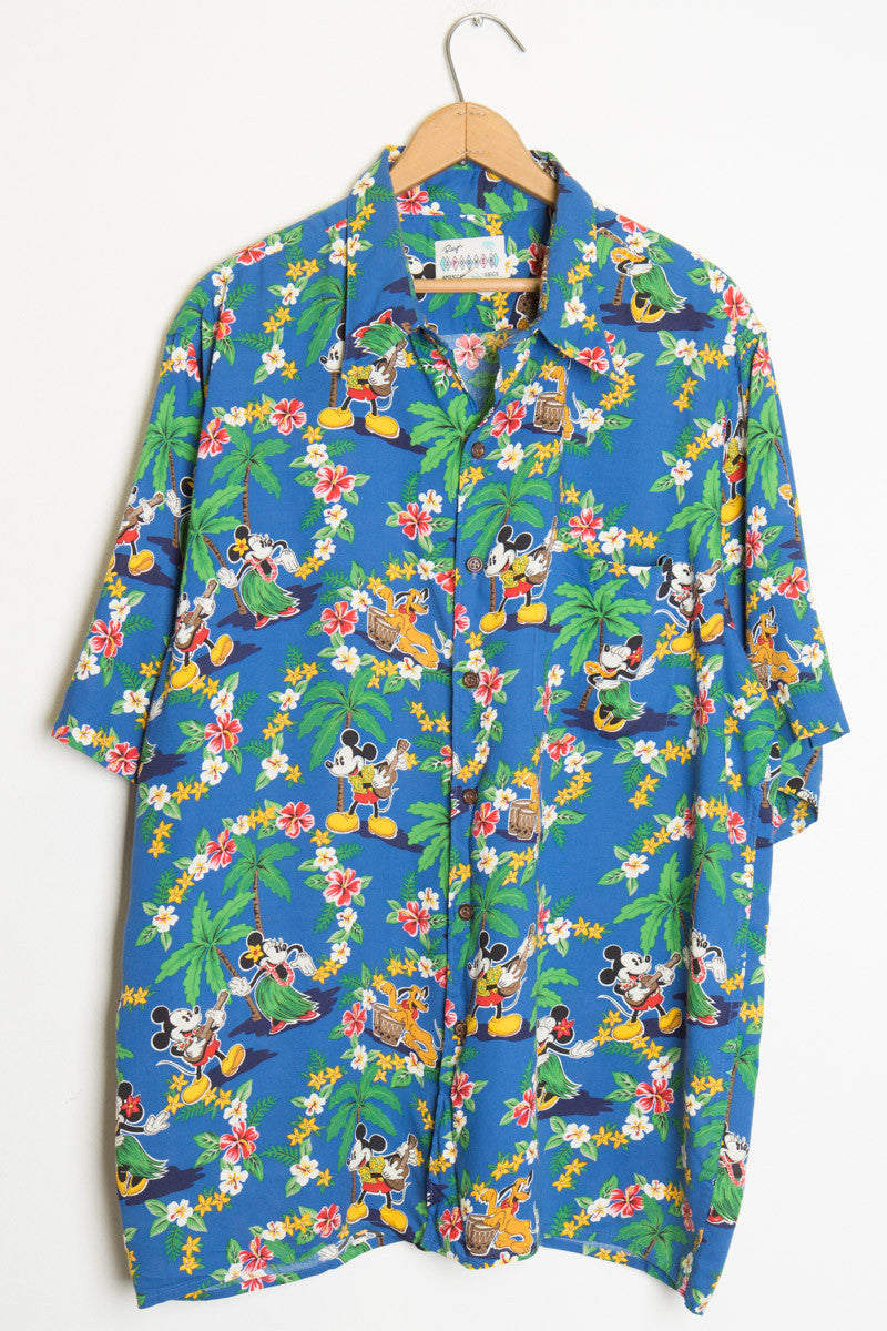 Mickey Mouse Vintage Hawaiian Shirt