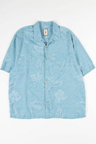Blue Hibiscus Vintage Hawaiian 3