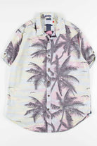 Sunset Palm Trees Vintage Hawaiian