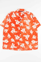 Orange Hibiscus Vintage Hawaiian 1