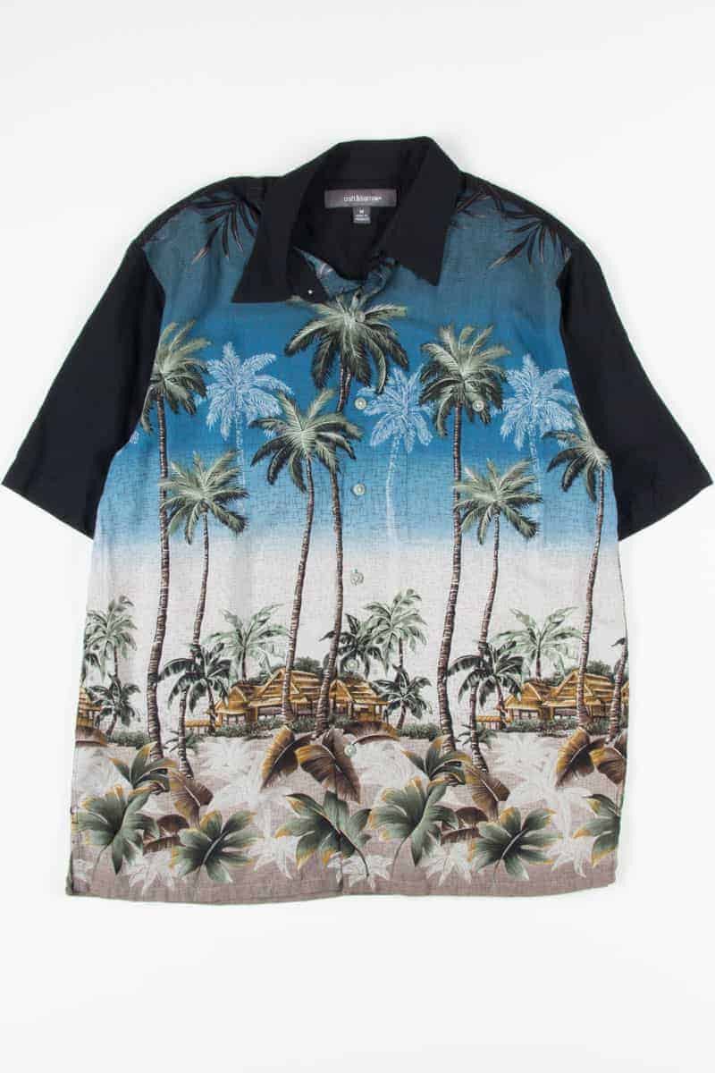 Beach Huts Vintage Hawaiian