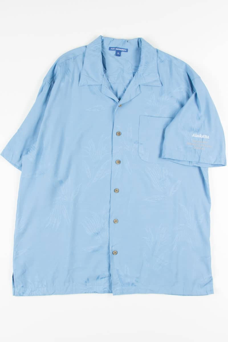 Blue Leaves Vintage Hawaiian 14