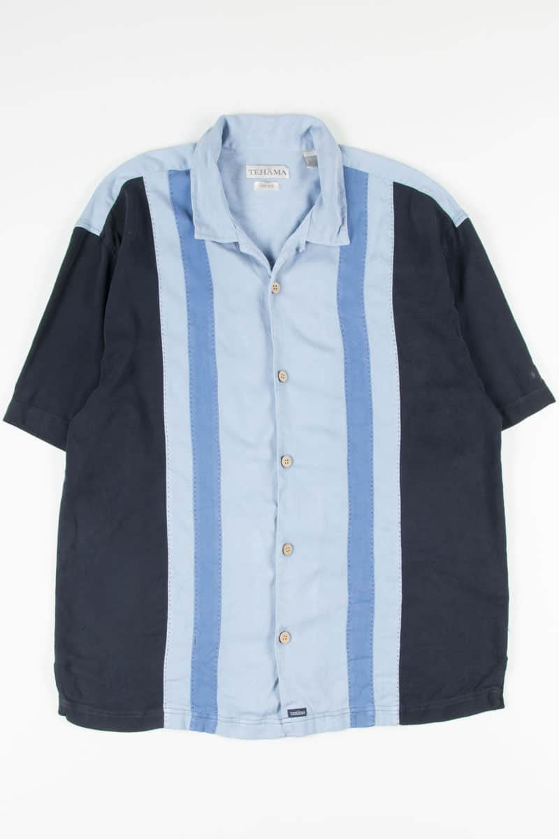 Blue Striped Vintage Hawaiian 2