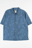 Blue Floral Vintge Hawaiian 6
