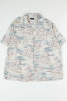 Pastel Huts Vintage Hawaiian