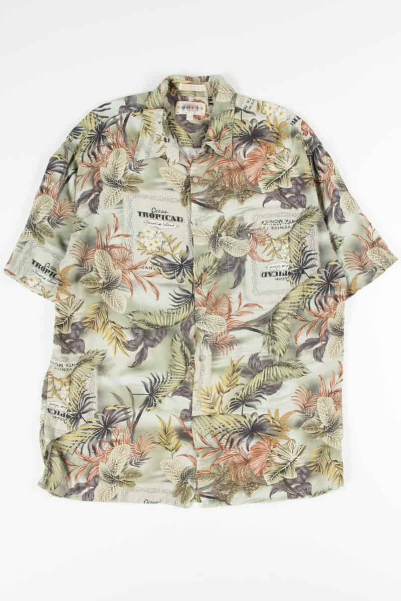 Tropical Plants Vintage Hawaiian