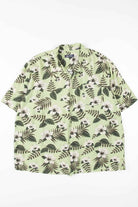 Green & Grey Hibiscus Hawaiian Shirt