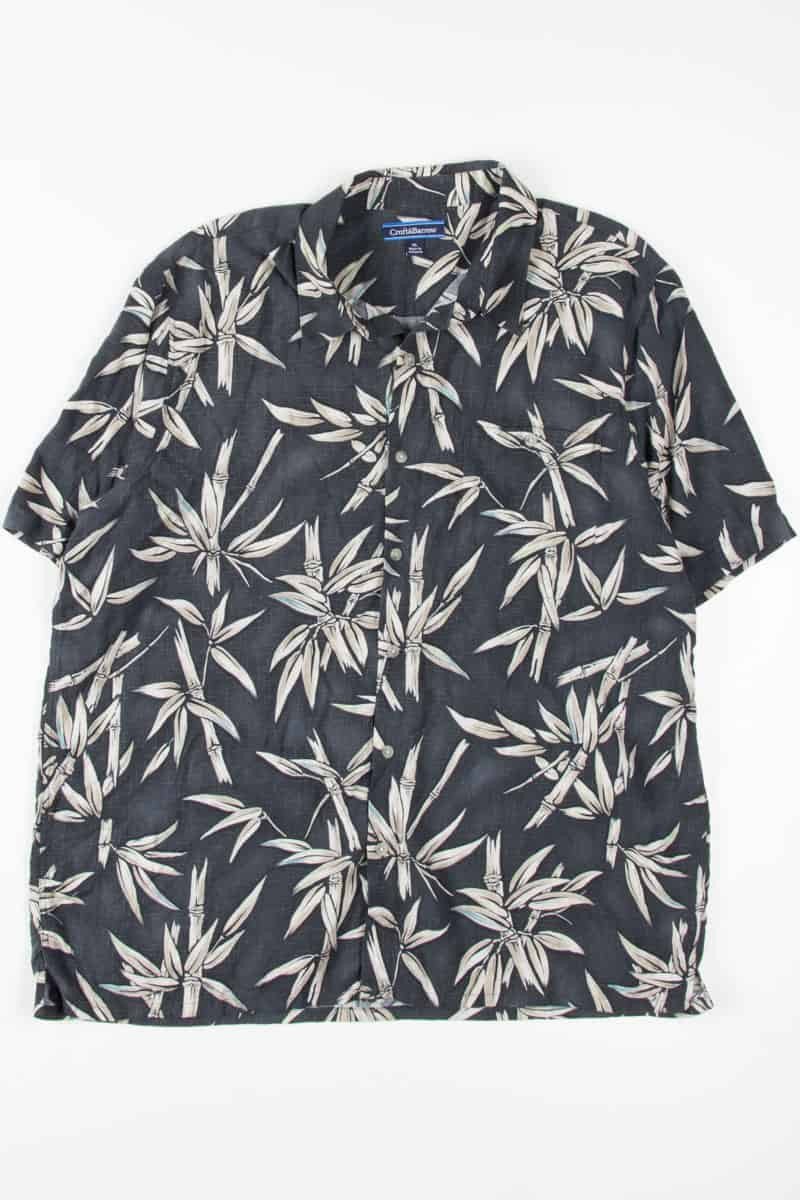 Grey Bamboo Hawaiian Shirt