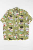Olive Beach Life Hawaiian Shirt
