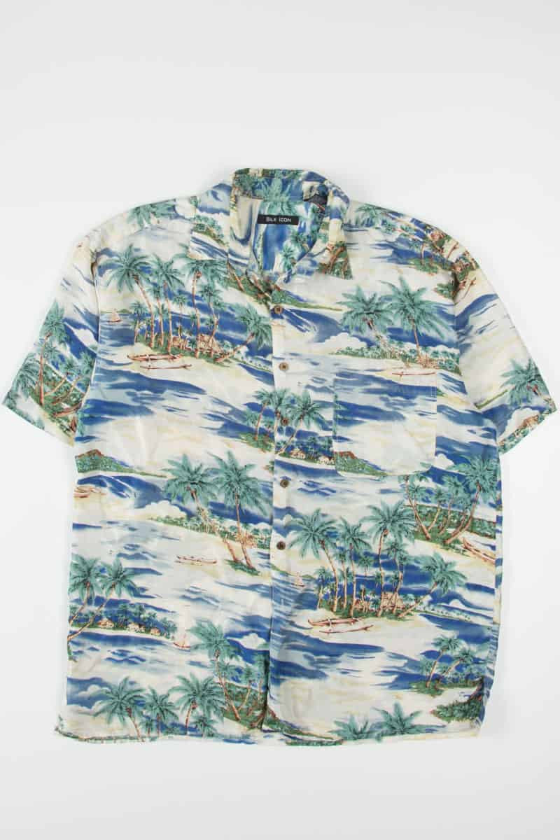 Vintage Beach & Ocean Hawaiian Shirt