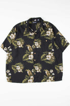 Black Hibiscus Hawaiian Shirt