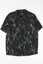 Black Bamboo Poles Hawaiian Shirt