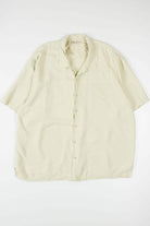 Beige Textured Tommy Bahama Hawaiian Shirt