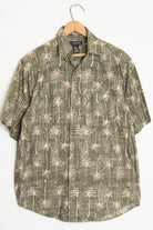 Green Palm Tree Vintage Hawaiian Shirt 1