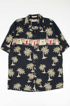 Mixed Drinks Stripe Hawaiian Shirt
