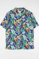 Royal Blue Parrots Hawaiian Shirt