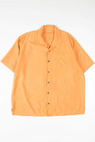 Orange Silk Tommy Bahama Hawaiian Shirt