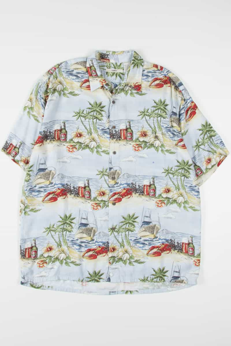 Beach Beers & Lobsters Hawaiian Shirt