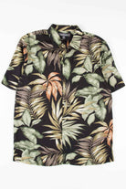 Black Leaves Hawaiian Shirt