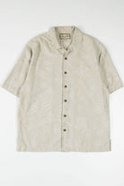 Tan Foliage Hawaiian Shirt