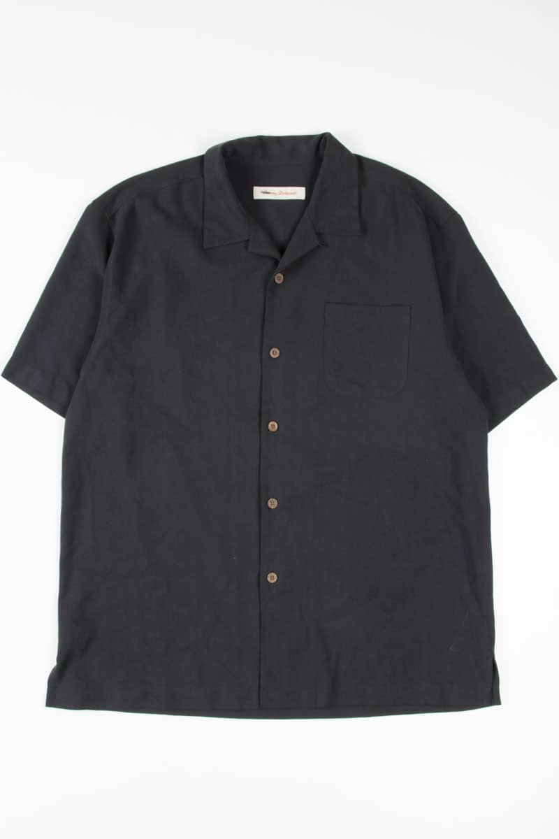 Black Tommy Bahama Hawaiian Shirt