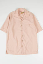 Blush Textured Stripes Hawaiian Shirt