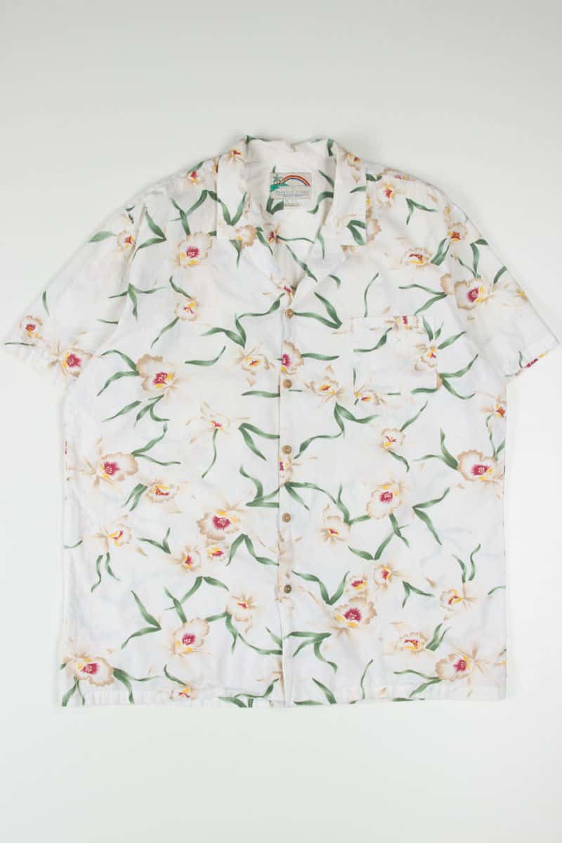 White Orchid Hawaiian Shirt