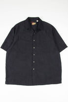 Black Palm Fronds Hawaiian Shirt