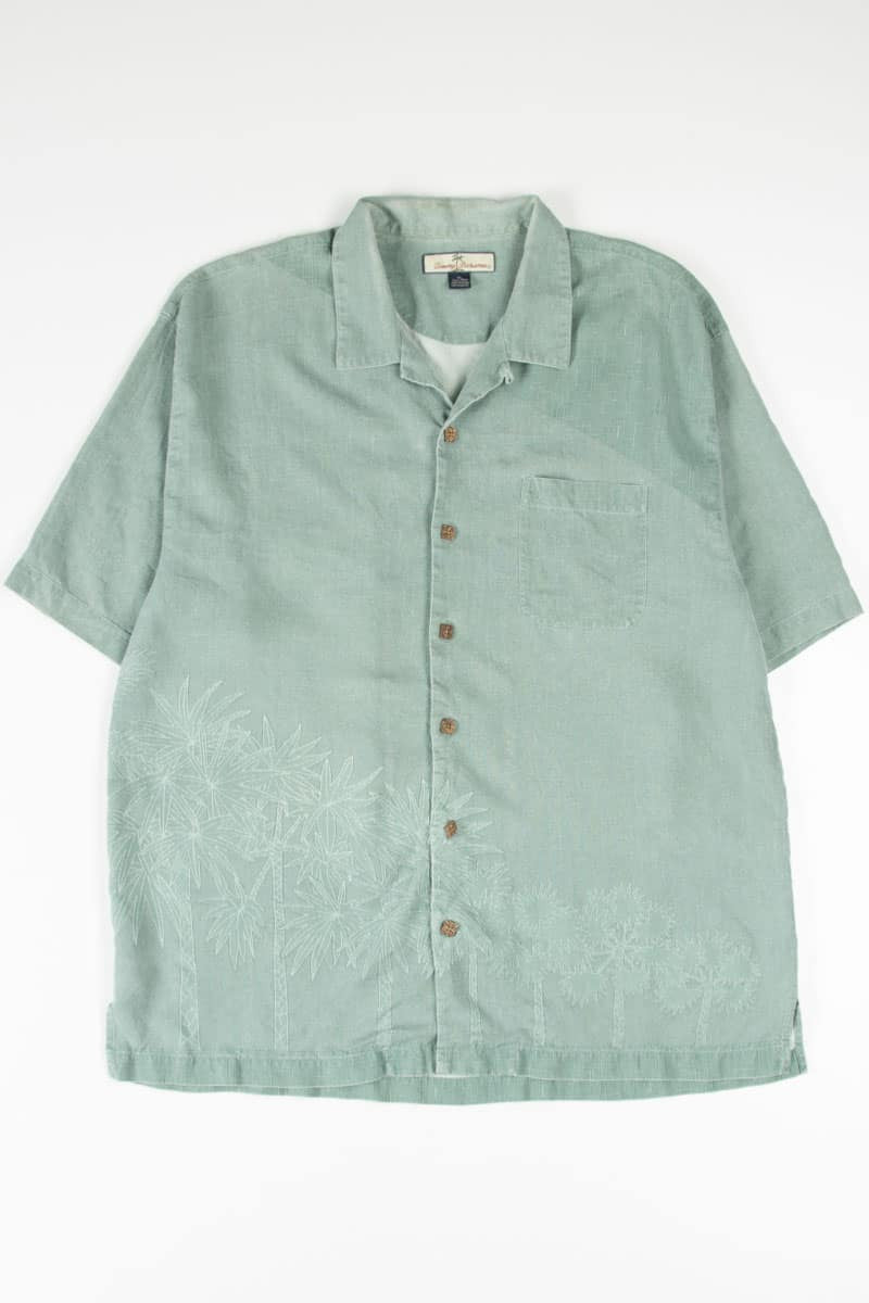 Woven Palm Trees Tommy Bahama Hawaiian Shirt