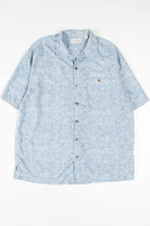 Blue Circles Hawaiian Shirt
