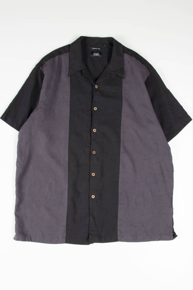 Black & Grey Bowling Hawaiian Shirt