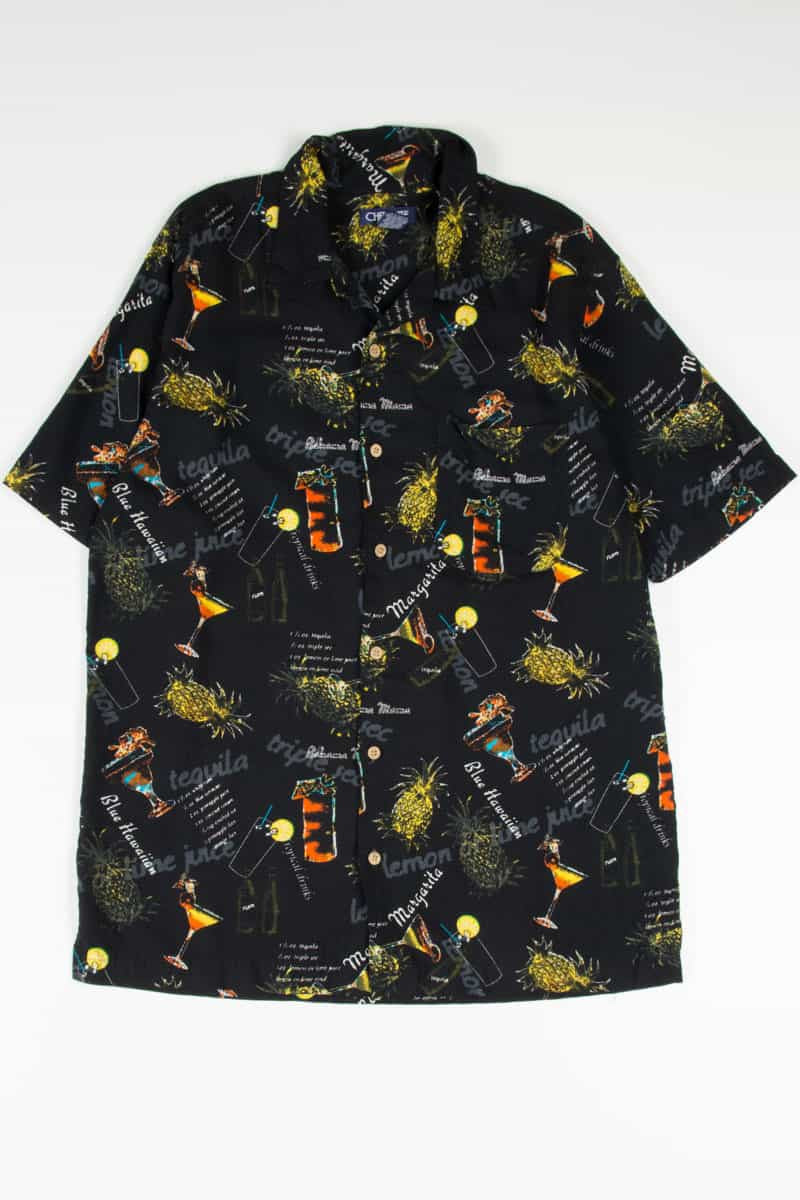 Tropical Drinks Recipes Hawaiian Shirt